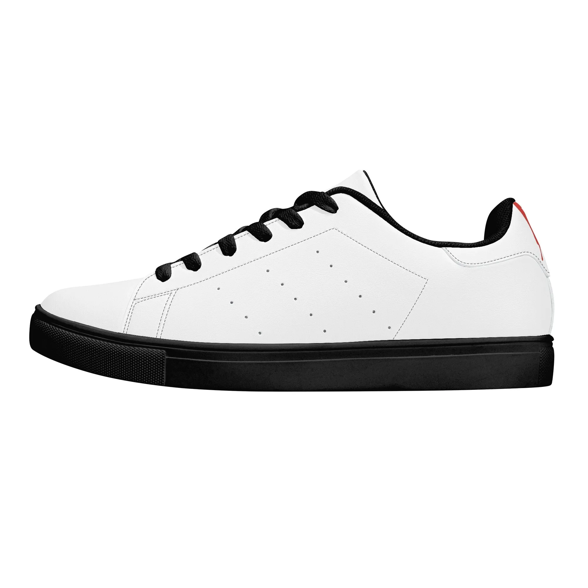 Women's FCS Low Top White Leather Sneakers