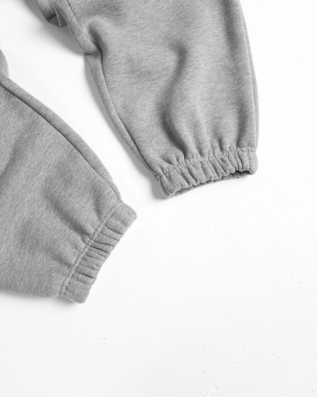 WOMENS OVERSIZED SWEATPANTS - HEATHER GREY