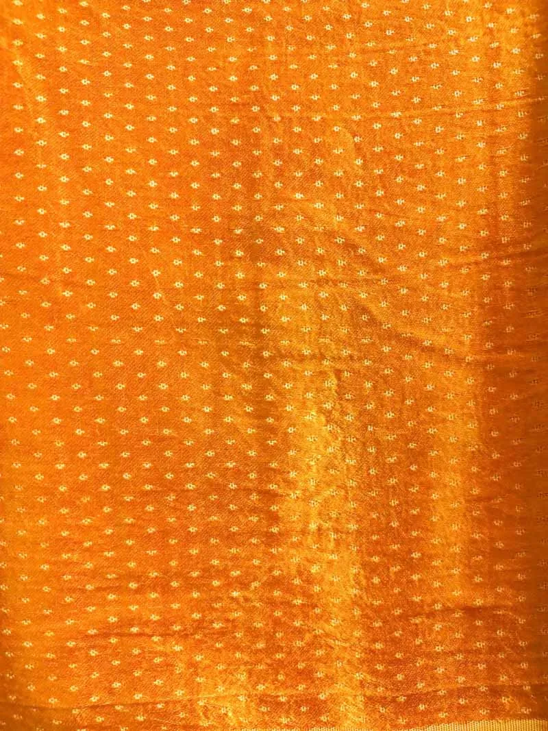 Yellow Mashru Fabric Length - 2.30 mtr